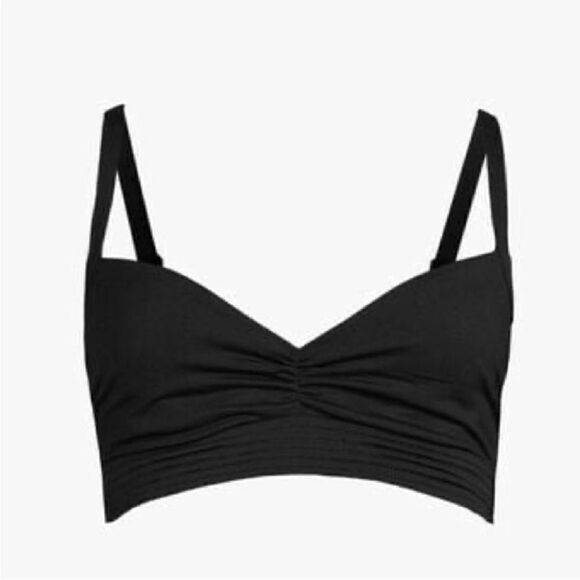 Seafolly NWT Quilted Bralette Bikini Top in Black Size 4 - Picture 6 of 10